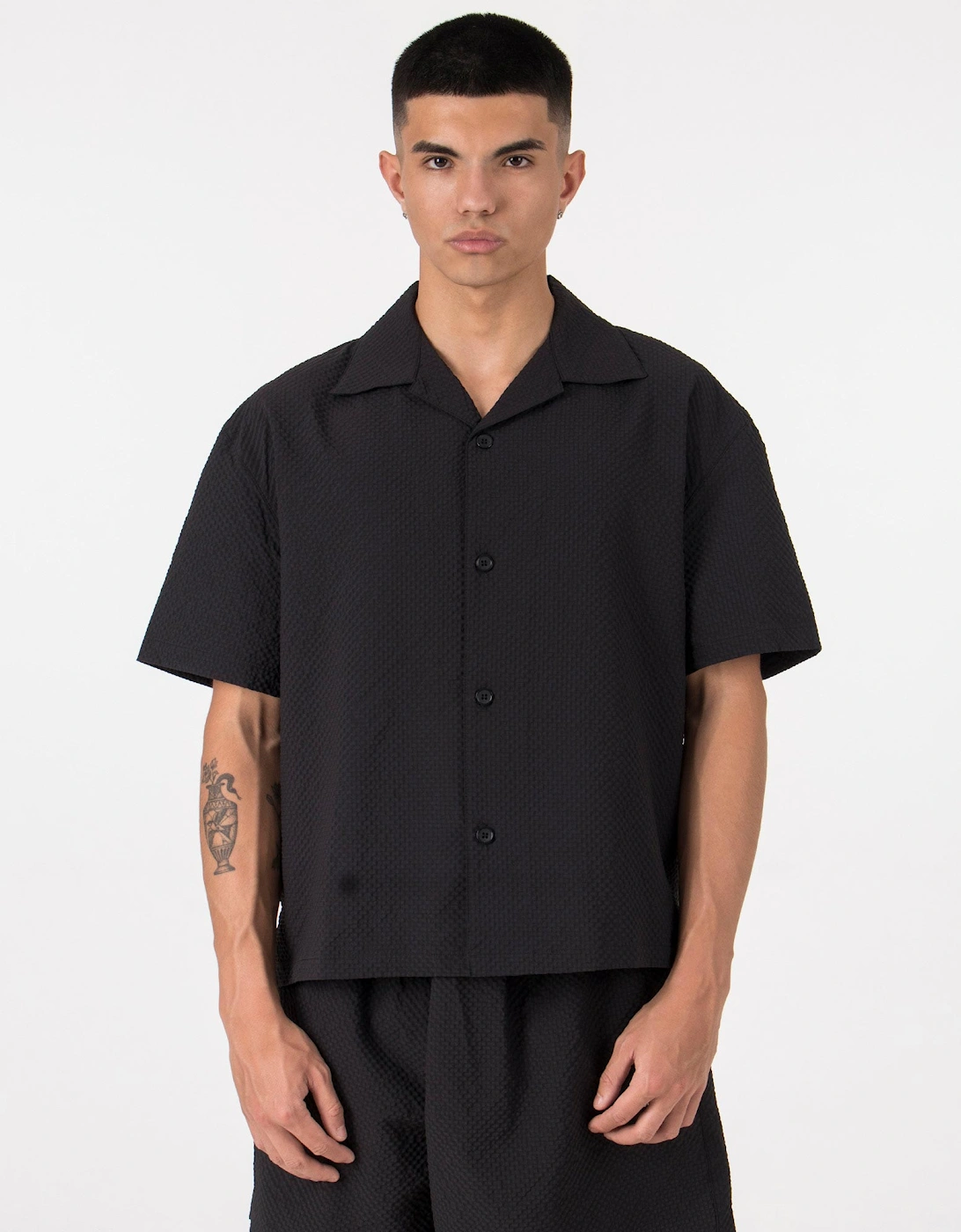 Oversized Seersucker Vacation Shirt, 10 of 9
