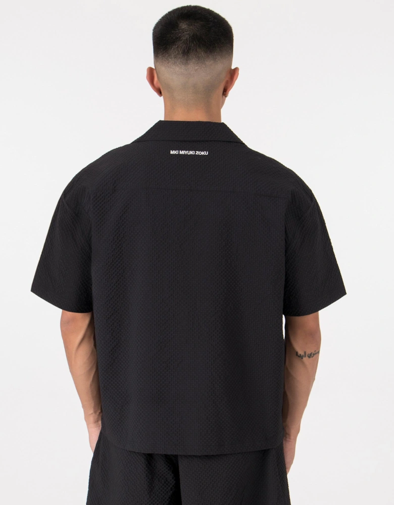 Oversized Seersucker Vacation Shirt