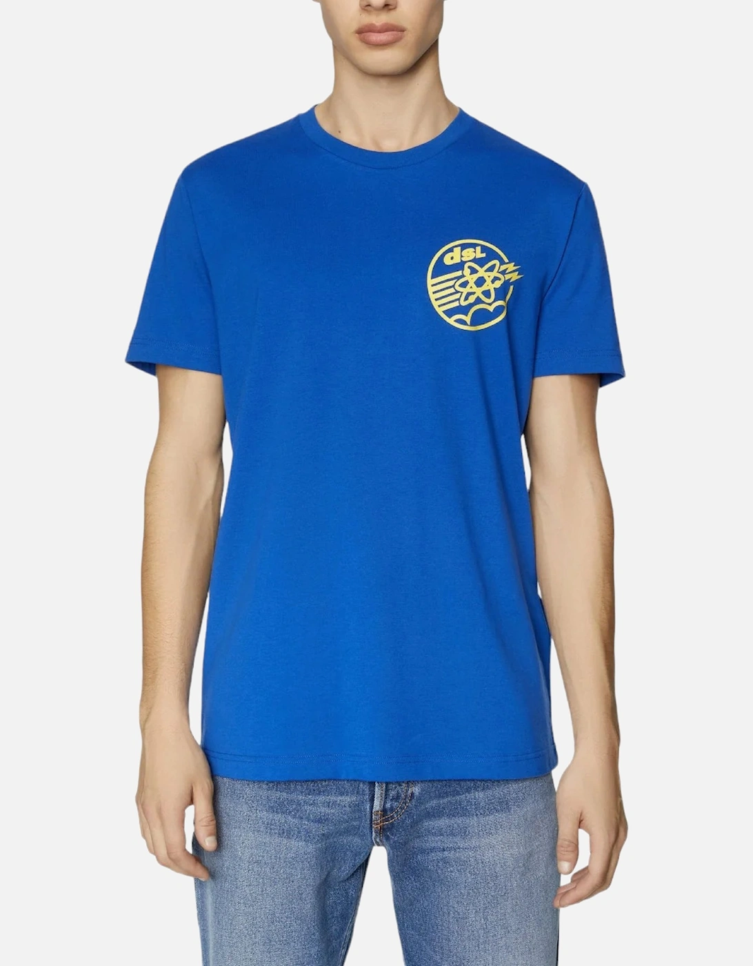 T DIEGOR E7 Mens T Shirts Short Sleeve Slim Fit Casual Summer Cotton Tee, 7 of 6