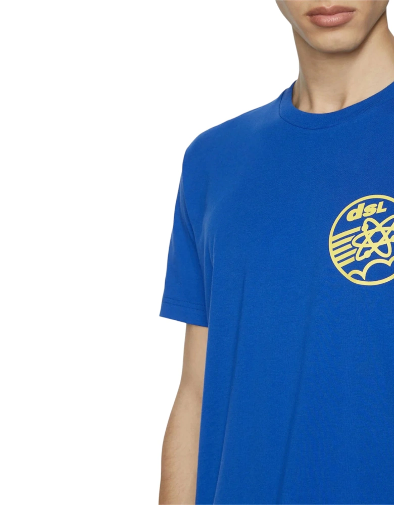 T DIEGOR E7 Mens T Shirts Short Sleeve Slim Fit Casual Summer Cotton Tee