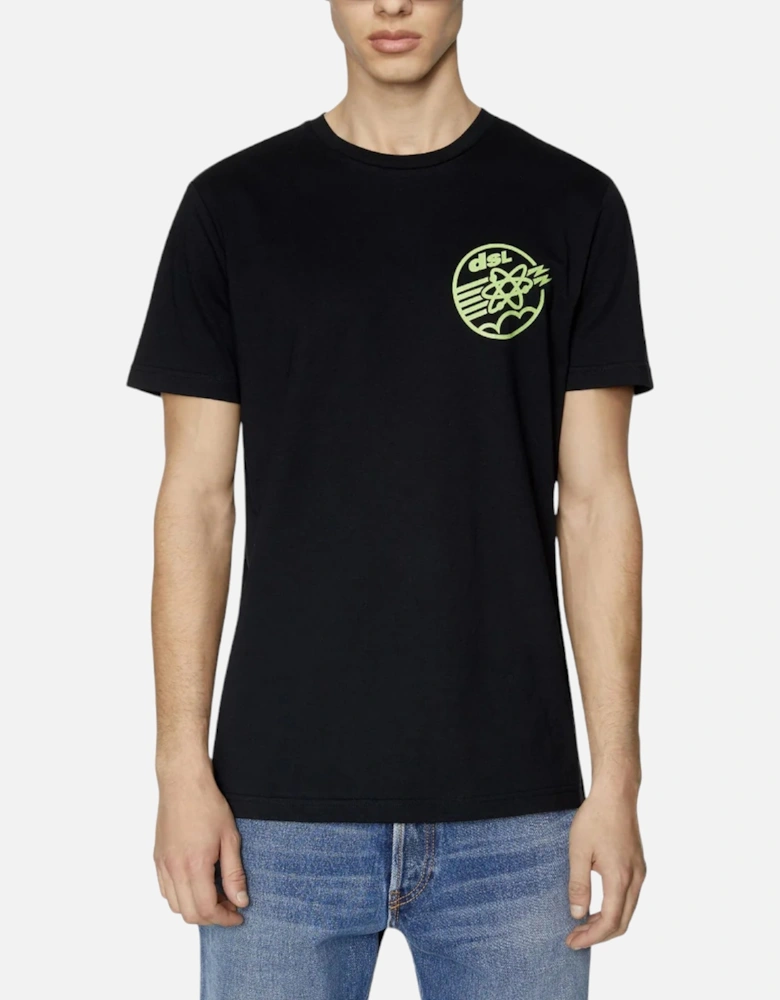 T DIEGOR E7 Mens T Shirts Short Sleeve Slim Fit Casual Summer Cotton Tee