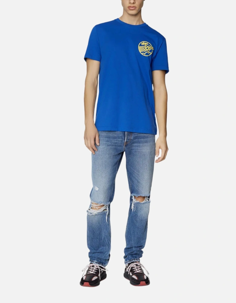 T DIEGOR E7 Mens T Shirts Short Sleeve Slim Fit Casual Summer Cotton Tee