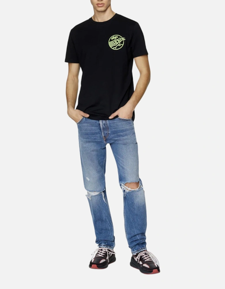 T DIEGOR E7 Mens T Shirts Short Sleeve Slim Fit Casual Summer Cotton Tee