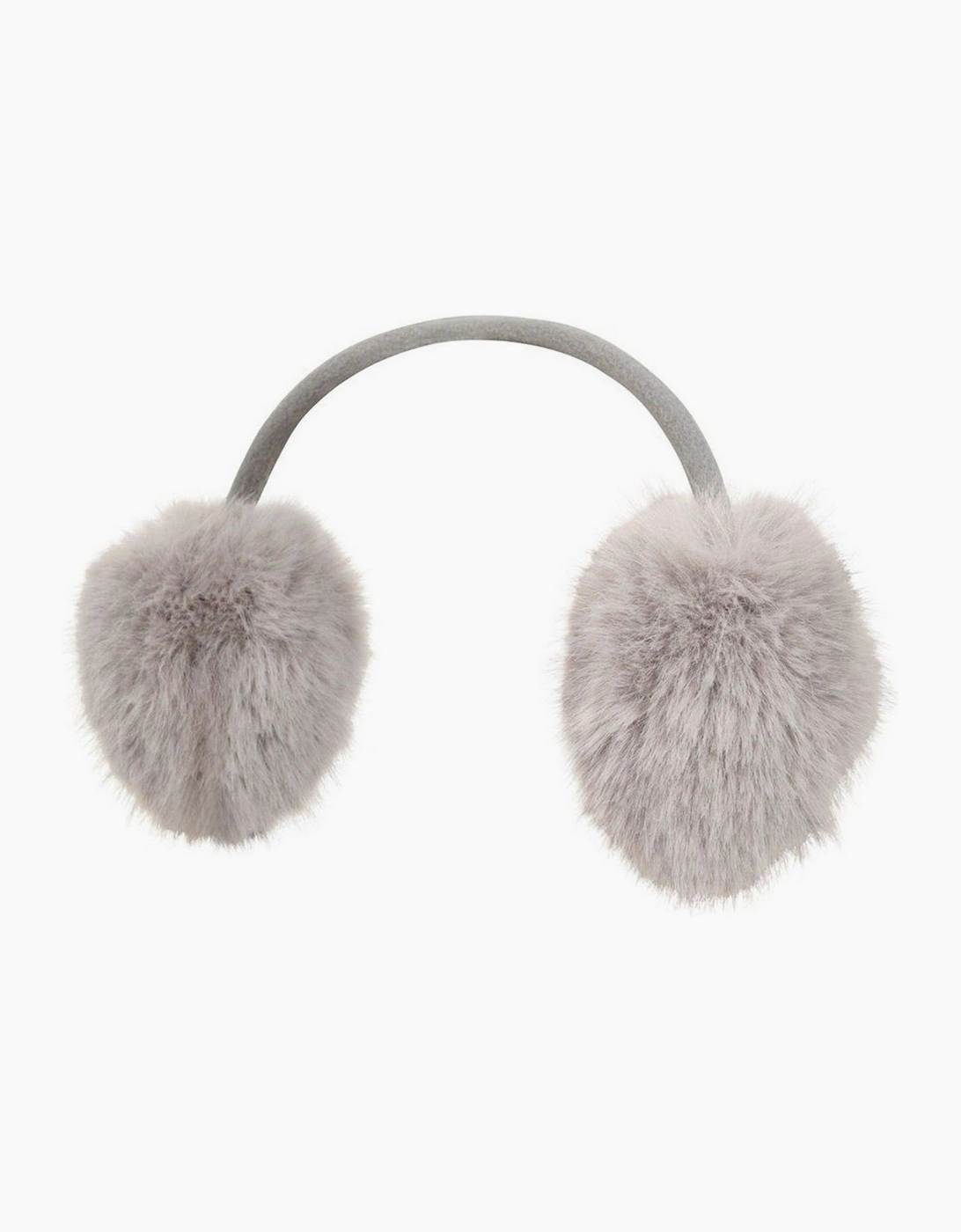 Mountain Warehouse Women's Grey Faux Fur Earmuffs - Size: One Size