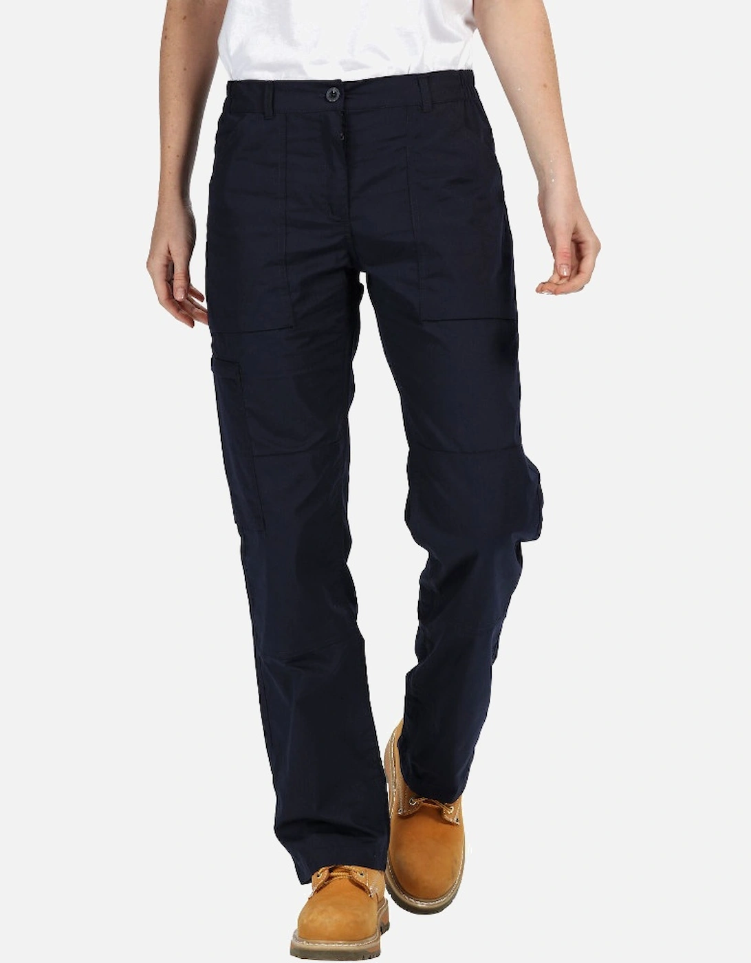 Regatta Women's Navy Action Water Repellent Walking Trousers - : Size 16