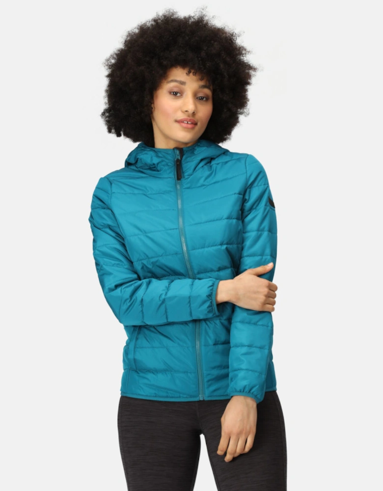 Womens Helfa Insulated Quilted Hooded Puffa Coat