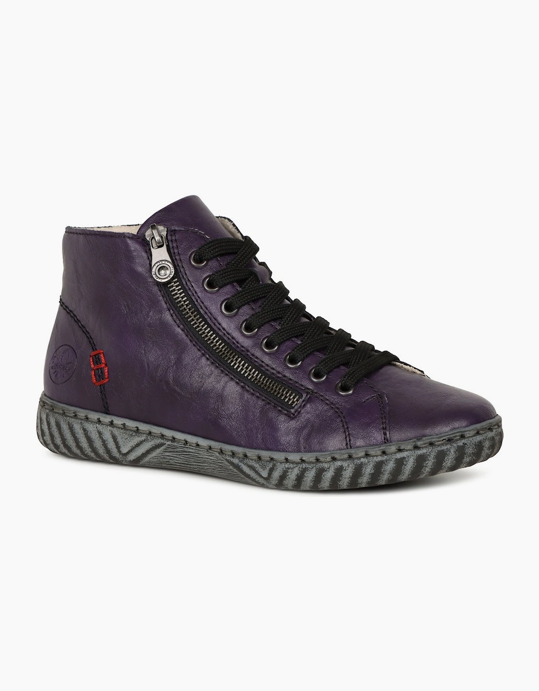 Rieker Women's Purple Jules Ankle Boots - Size: 3.5