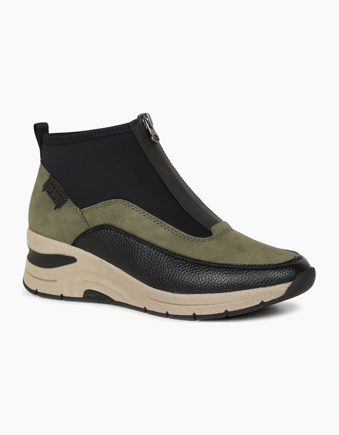 Rieker Women's Athens Womens Ankle Boots - Tan - Size: 8