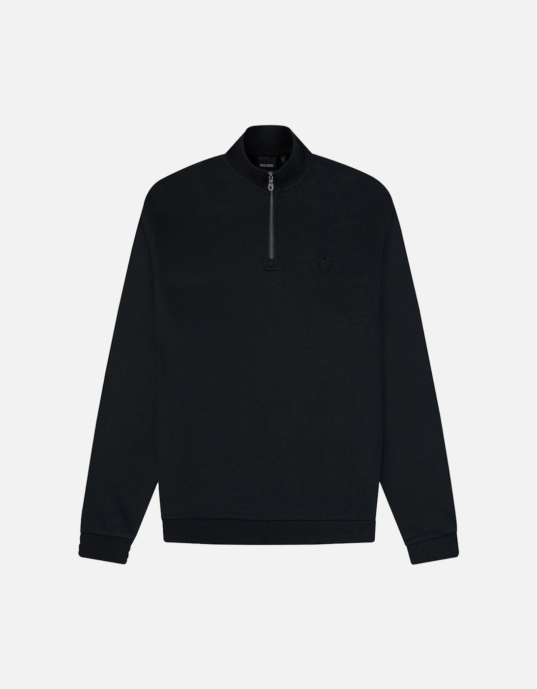 Lyle & Scott Tonal Eagle Mens Quarter Zip Sweatshirt