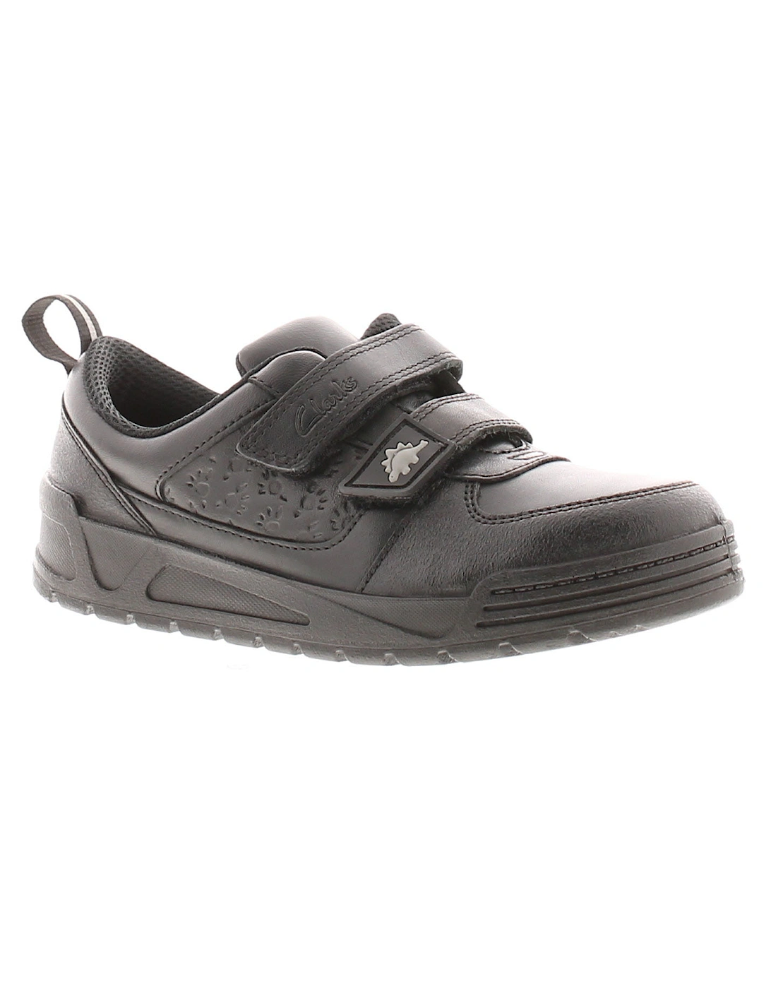 Childrens Shoes Trainers Inf Palmer Steggy Leather Touch Fastening black, 6 of 5