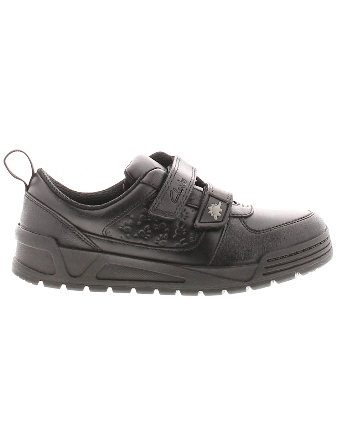 Childrens Shoes Trainers Inf Palmer Steggy Leather Touch Fastening black
