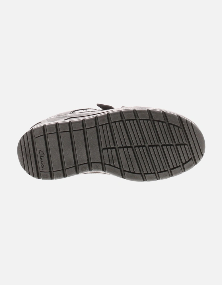 Childrens Shoes Trainers Inf Palmer Steggy Leather Touch Fastening black