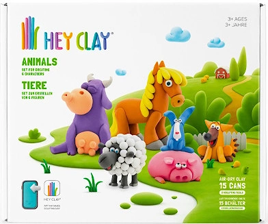 Hey Clay Animals Set 3yrs+