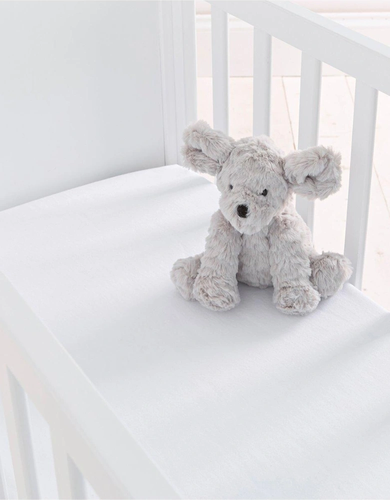 Safe Nights 2 x Fitted Sheets, Crib