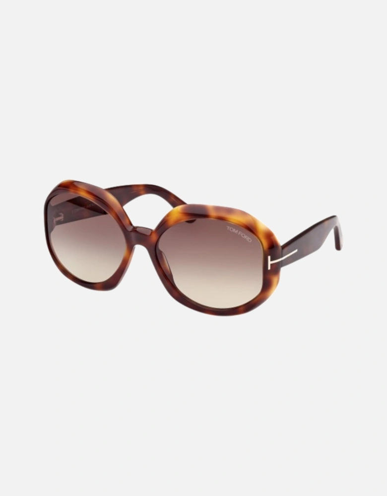 Ft1010 52B Annabelle Dark Havana Sunglasses