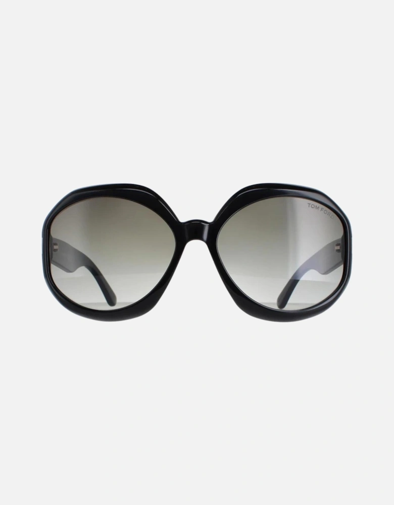 Ft1011 01B Georgia Black Sunglasses