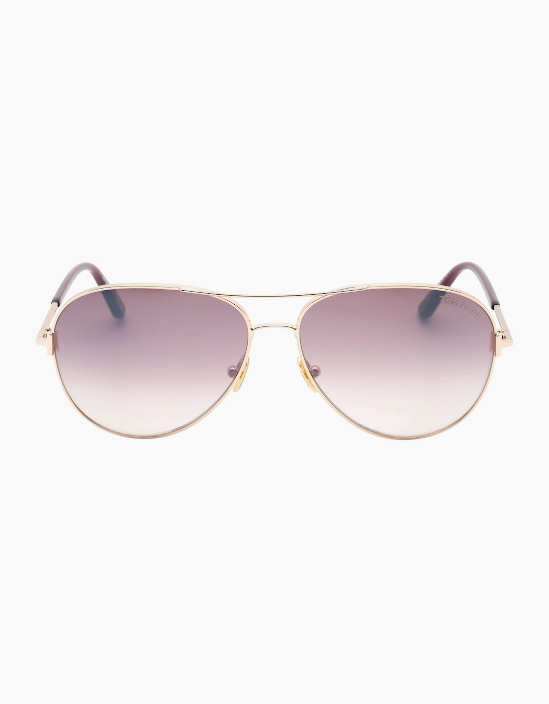 Tom Ford Men's Gold Ft0823 Clark 28U Shiny Rose Sunglasses - Size: One Size