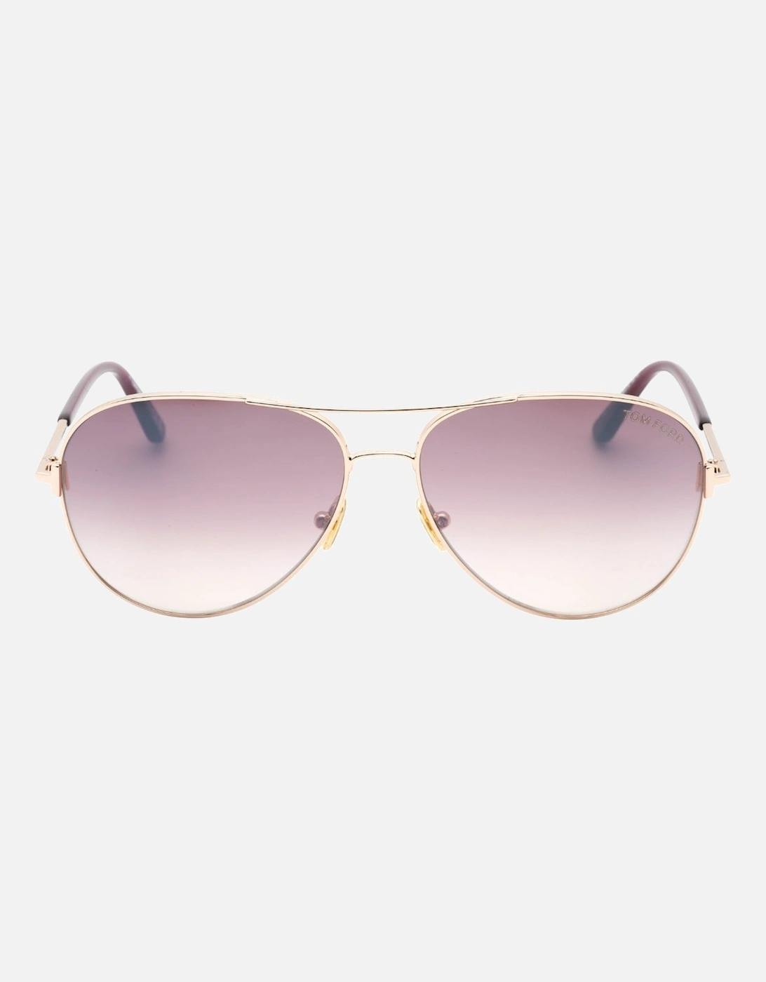 Ft0823 Clark 28U Shiny Rose Gold Sunglasses, 3 of 2