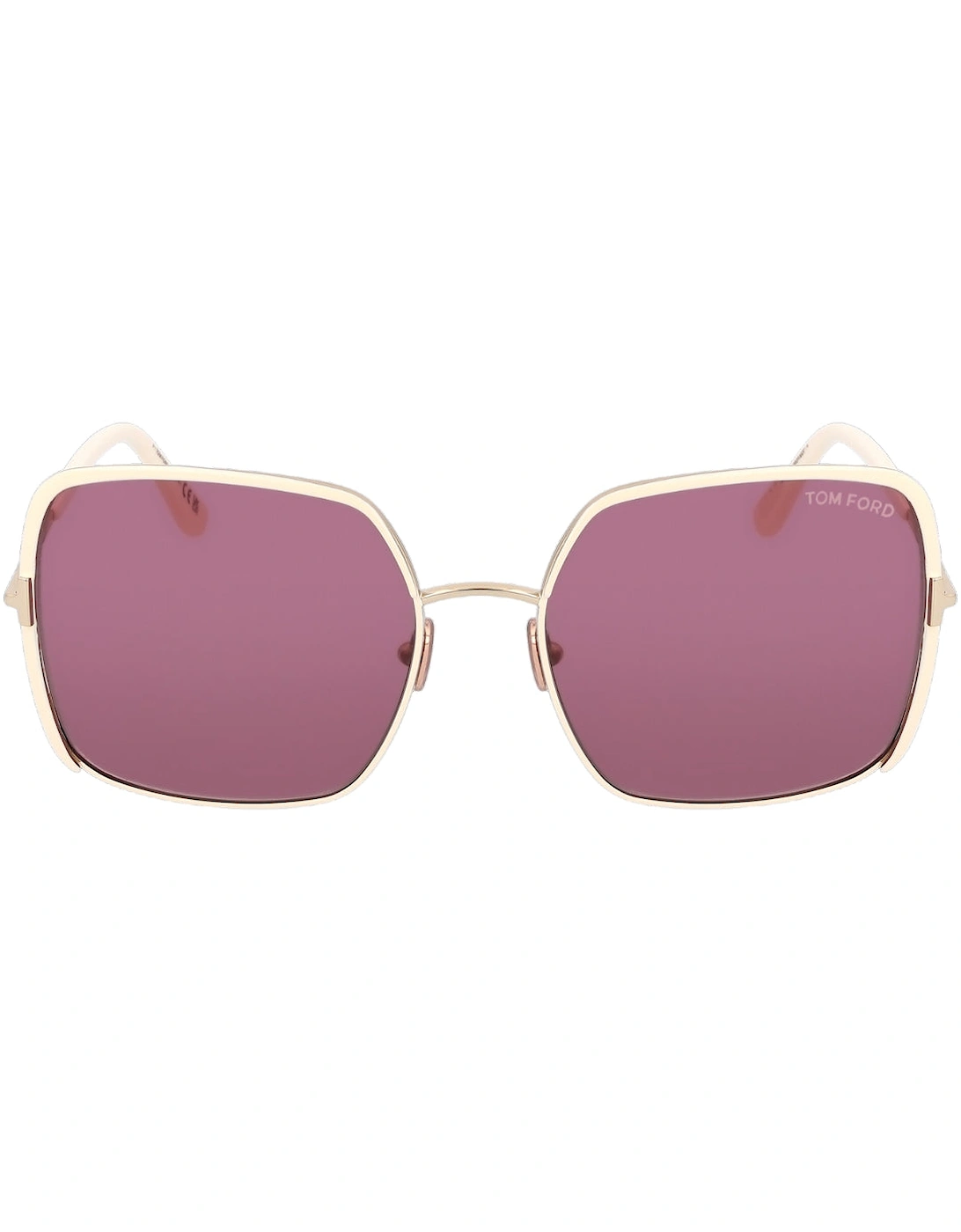 Tom Ford Women's Gold Ft1006 32Y Raphaela Sunglasses - Size: One Size