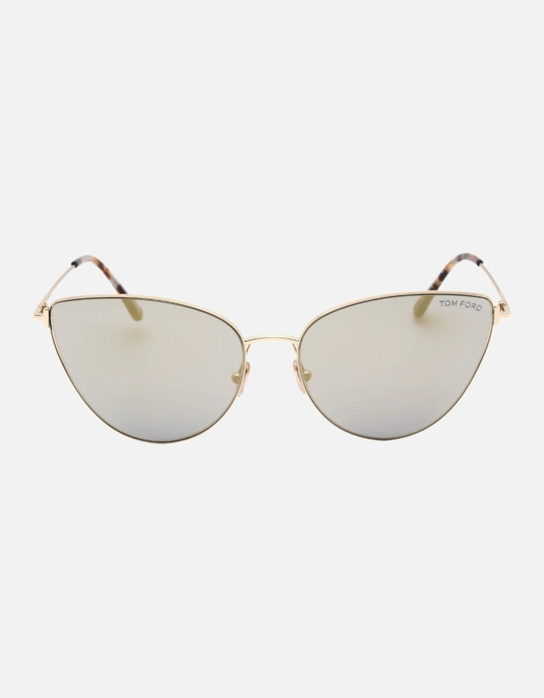 Ft1005 32C Anais 02 Gold Sunglasses