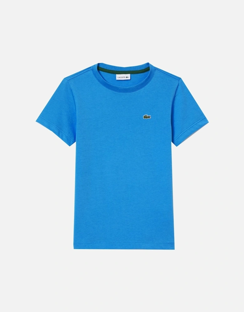 Boy's Blue Crew Neck T-shirt