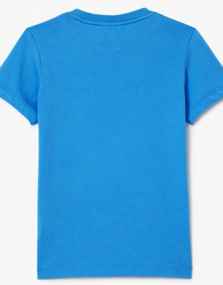 Boy's Blue Crew Neck T-shirt