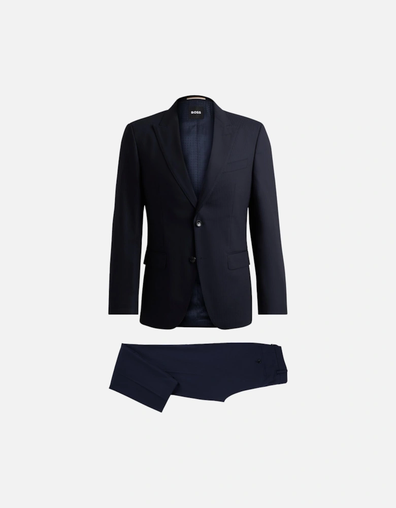 H Huge 2 Piece Peak 242 Suit Navy