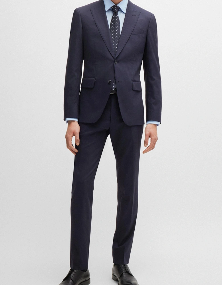 H Huge 2 Piece Peak 242 Suit Navy