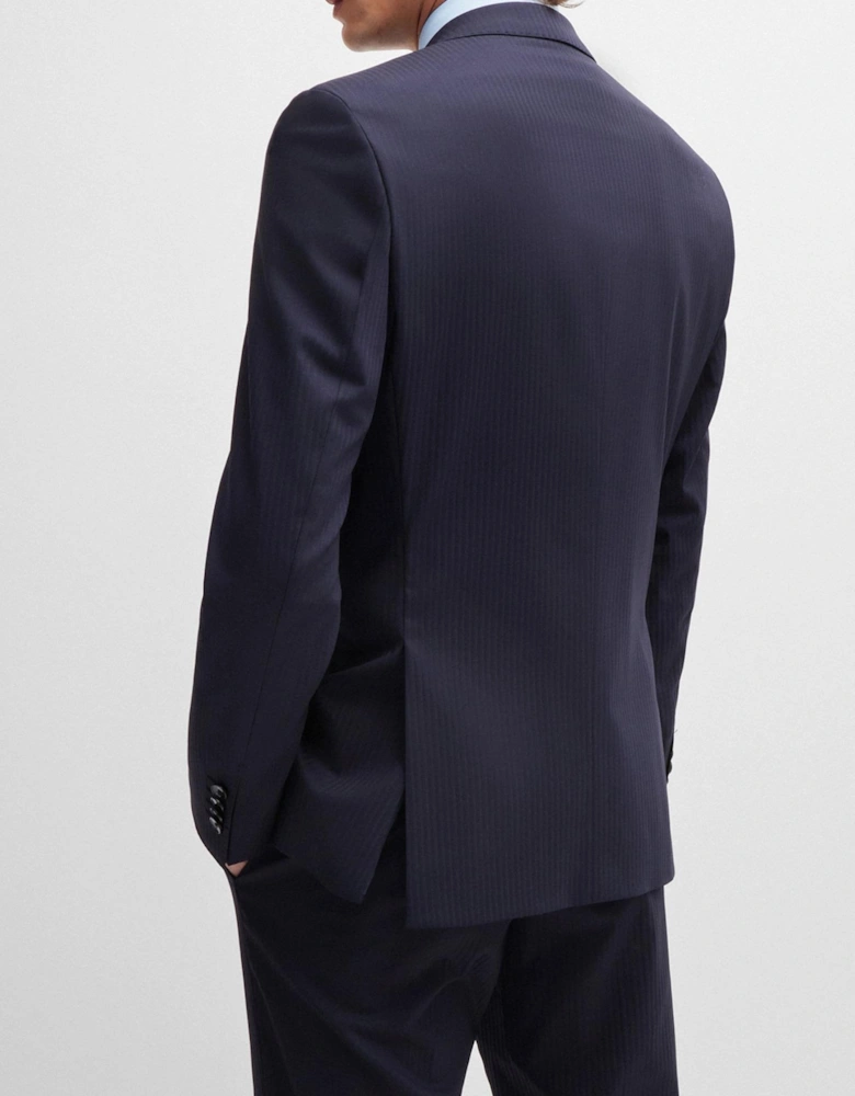 H Huge 2 Piece Peak 242 Suit Navy