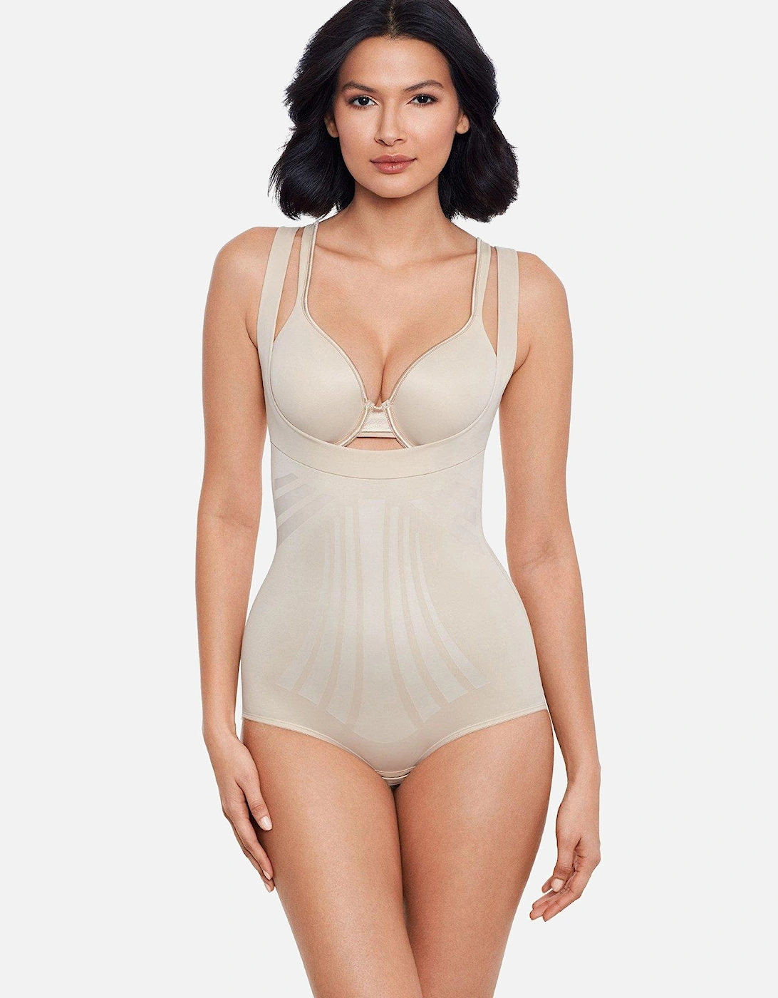 Wyob Torsette Bodysuit - Beige, 2 of 1