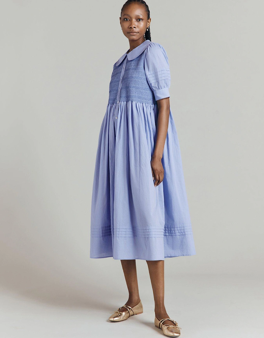 Madeleine Dress - Blue, 6 of 5