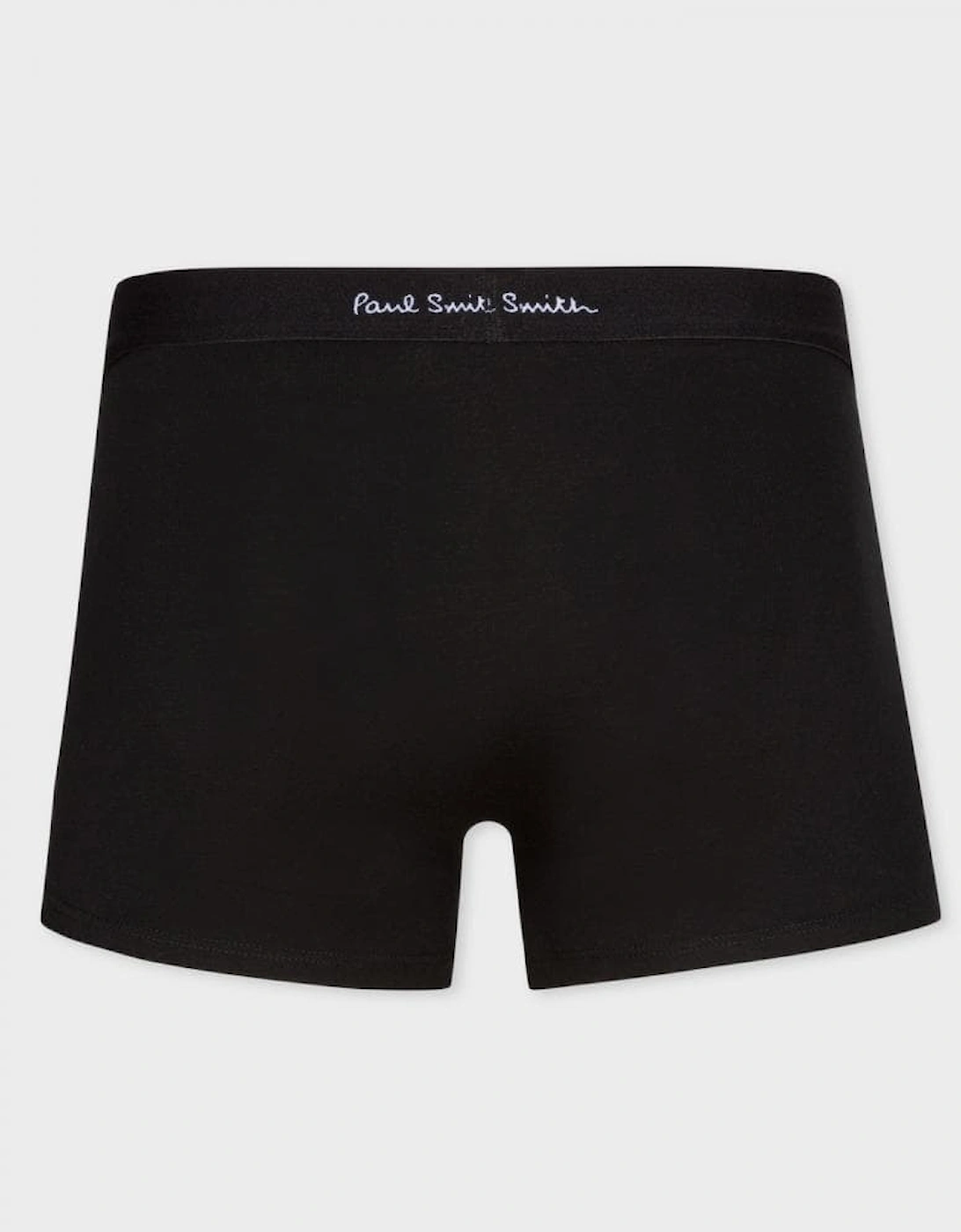 3 Pack Mens Plain Trunks with Script Logo Waistband