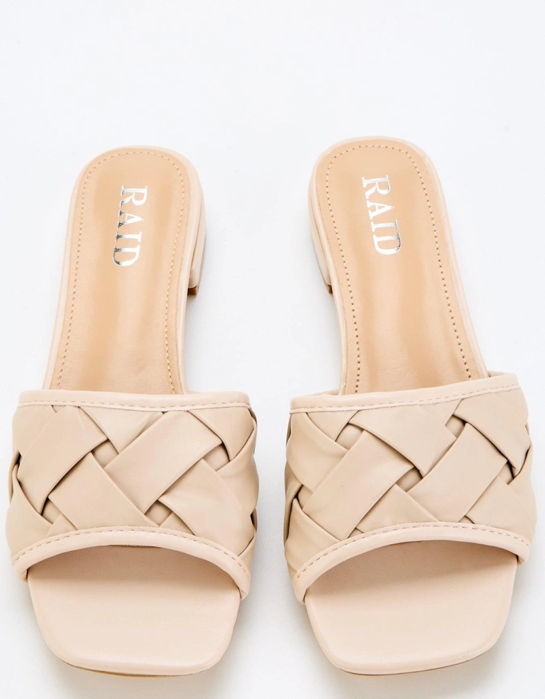 Alanze Woven Slider - Nude