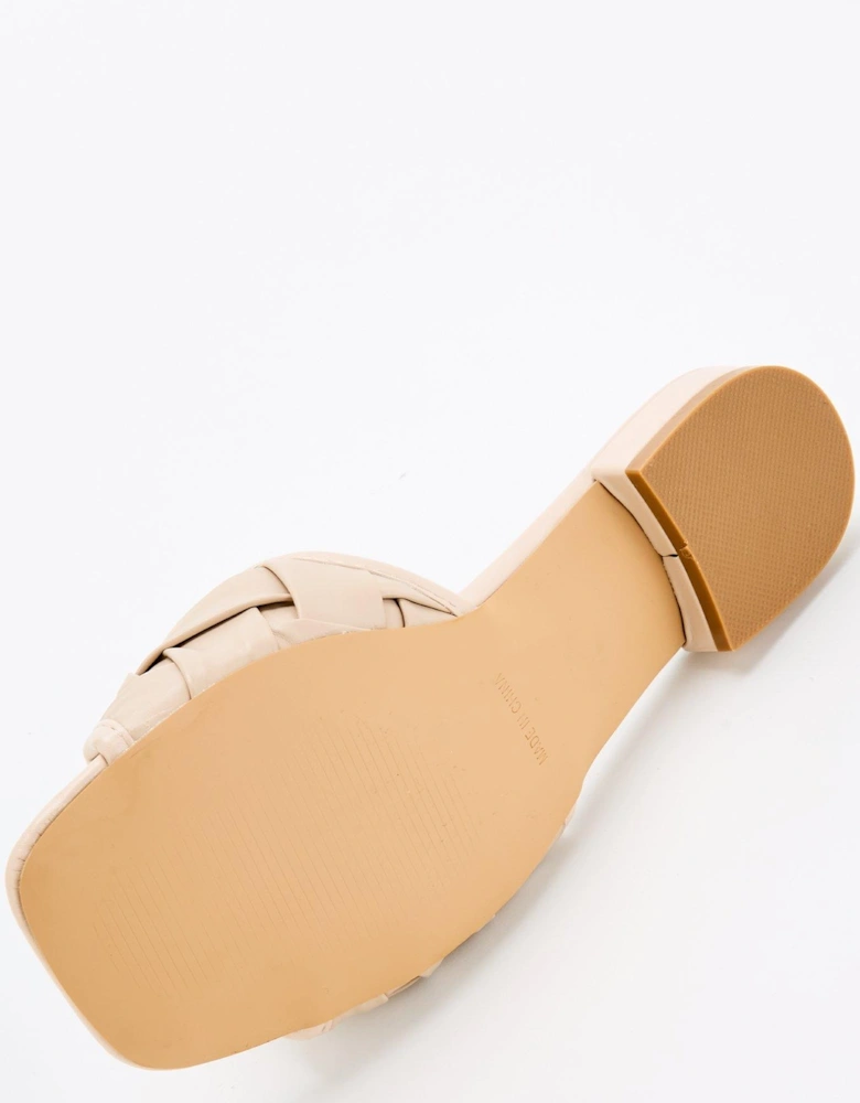 Alanze Woven Slider - Nude