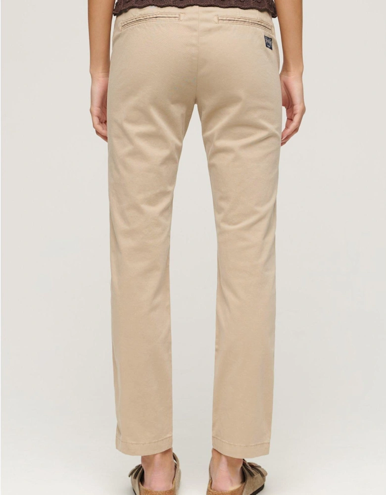 Mid Rise Chino - Brown