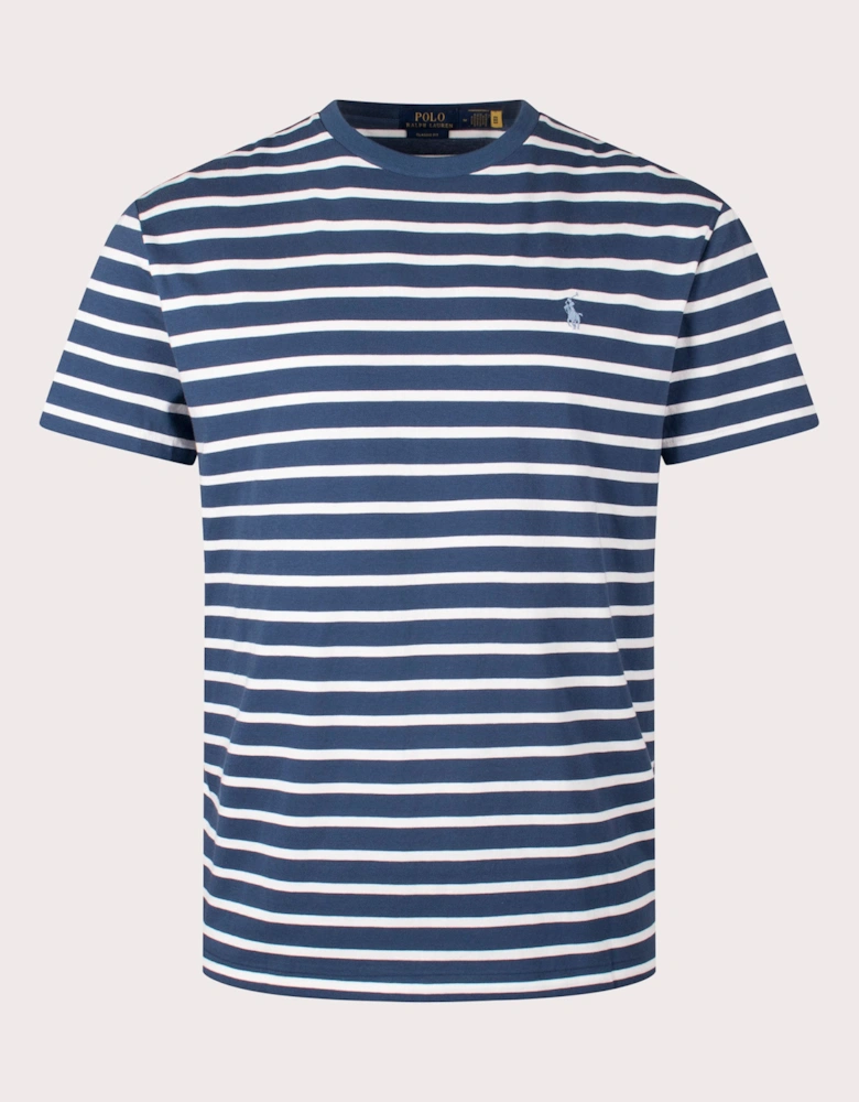 Classic Fit Striped Jersey T-Shirt