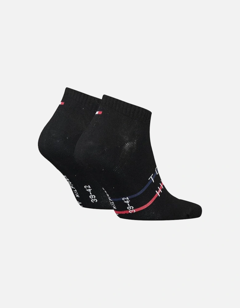 Sneaker Two Pack Socks Black