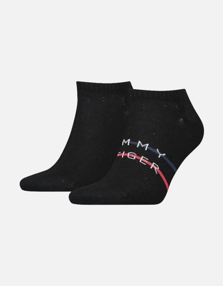 Sneaker Two Pack Socks Black