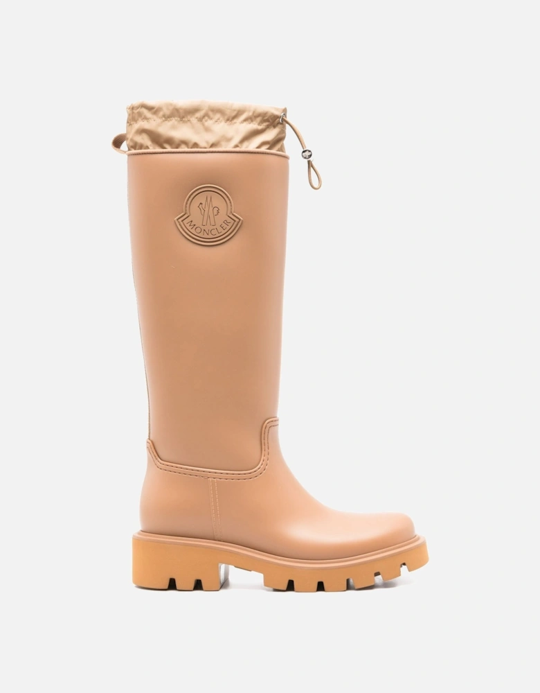 Womens Kickstream High Rain Boots Tan