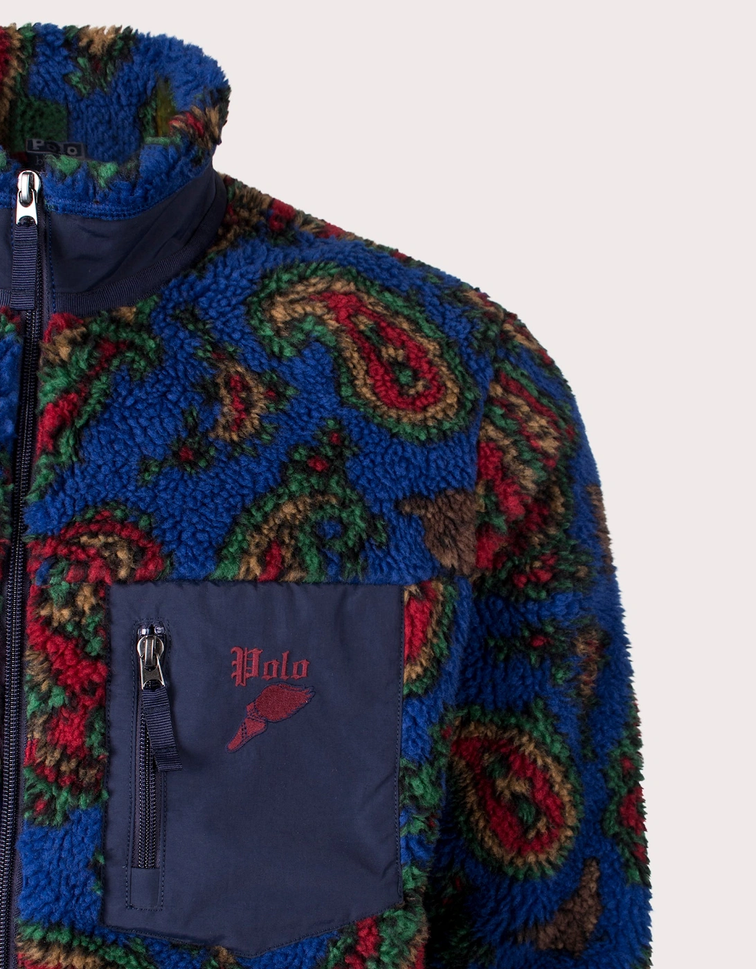 Paisley Pile Fleece Jacket