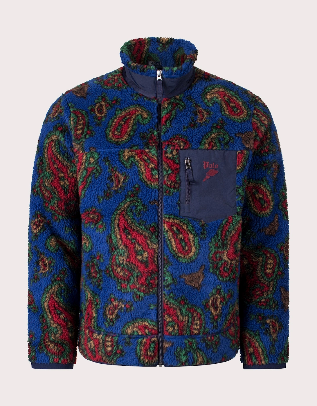 Paisley Pile Fleece Jacket, 4 of 3