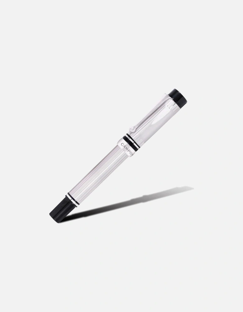 Filigree Roller Pen - Multiline Silver