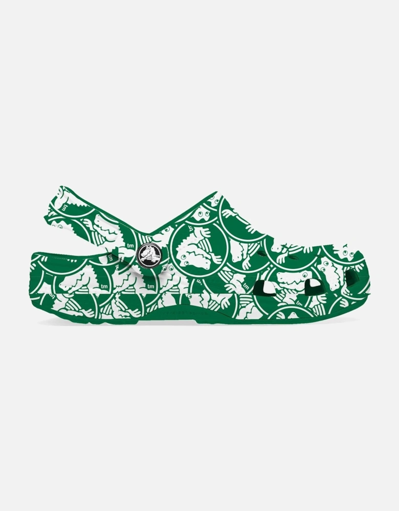 Classic Duke Print Clog Sandal - Green