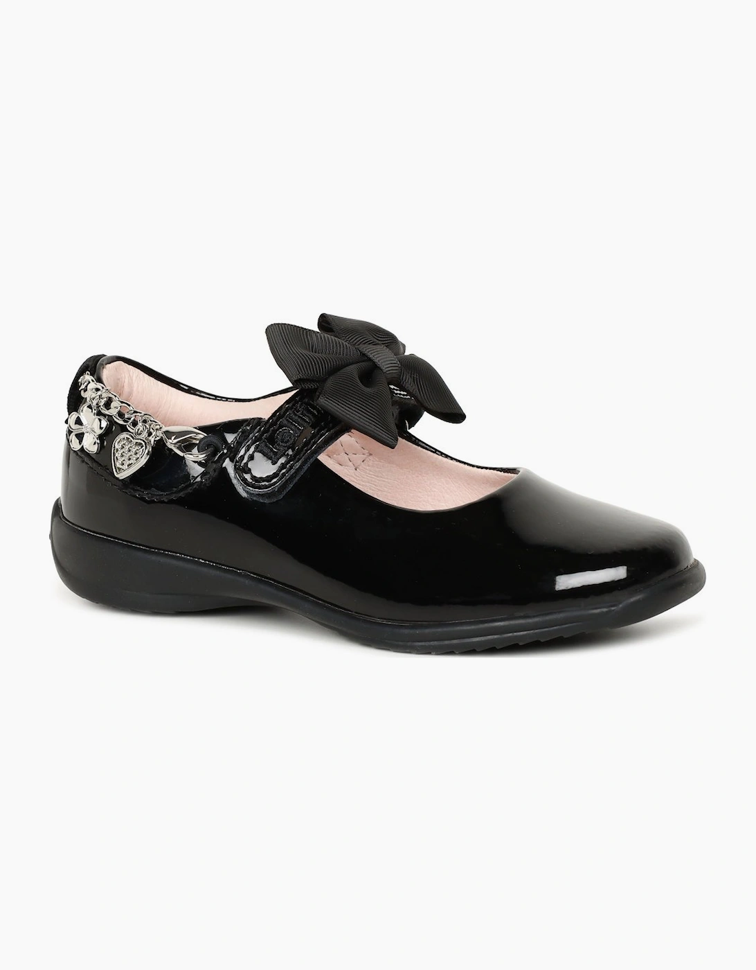 Lelli Kelly Girls Black 'S Alicia School Dolly Shoes - : 9/F (Standard) Size 9 / 27/F Kids