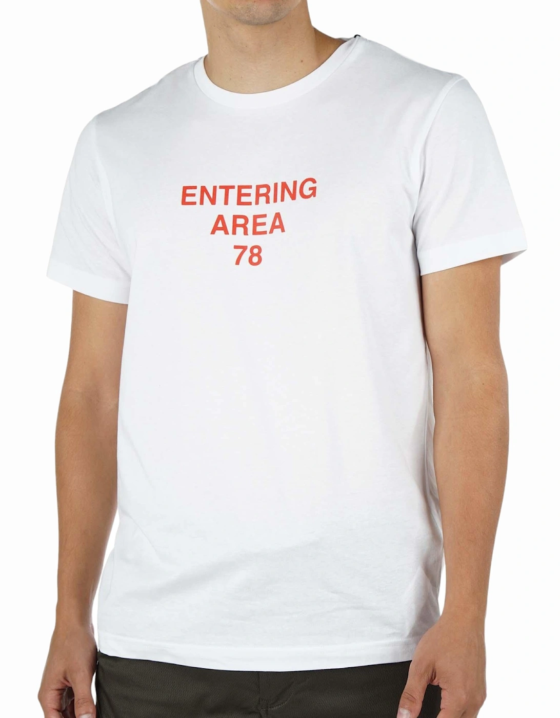 Diesel Men's DIESEL T-Diegos-K25 Mens T Shirt Crew Neck Short Sleeve Casual Summer Cotton Tee - White