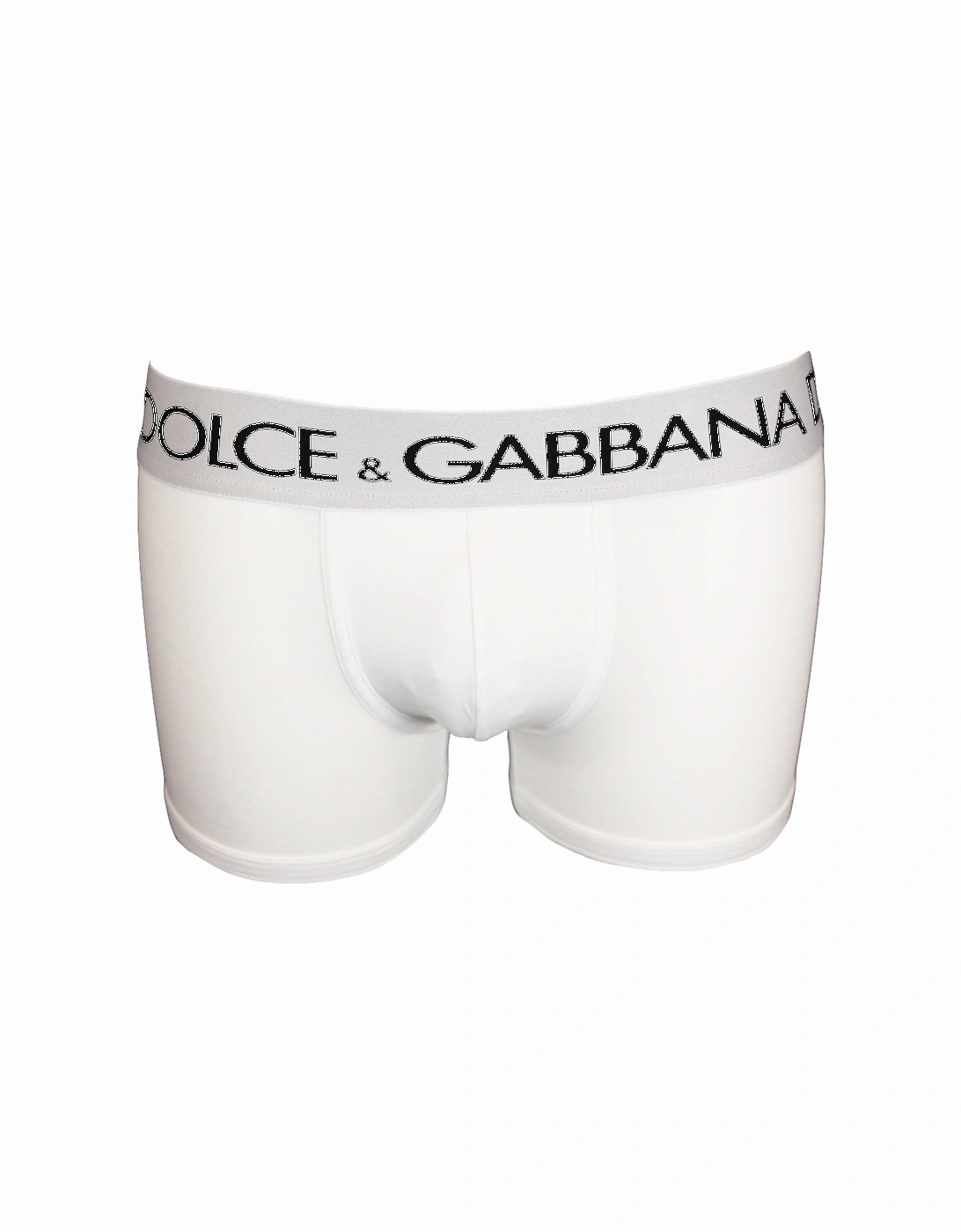 2-Pack Cotton Jersey Boxer Trunks, White