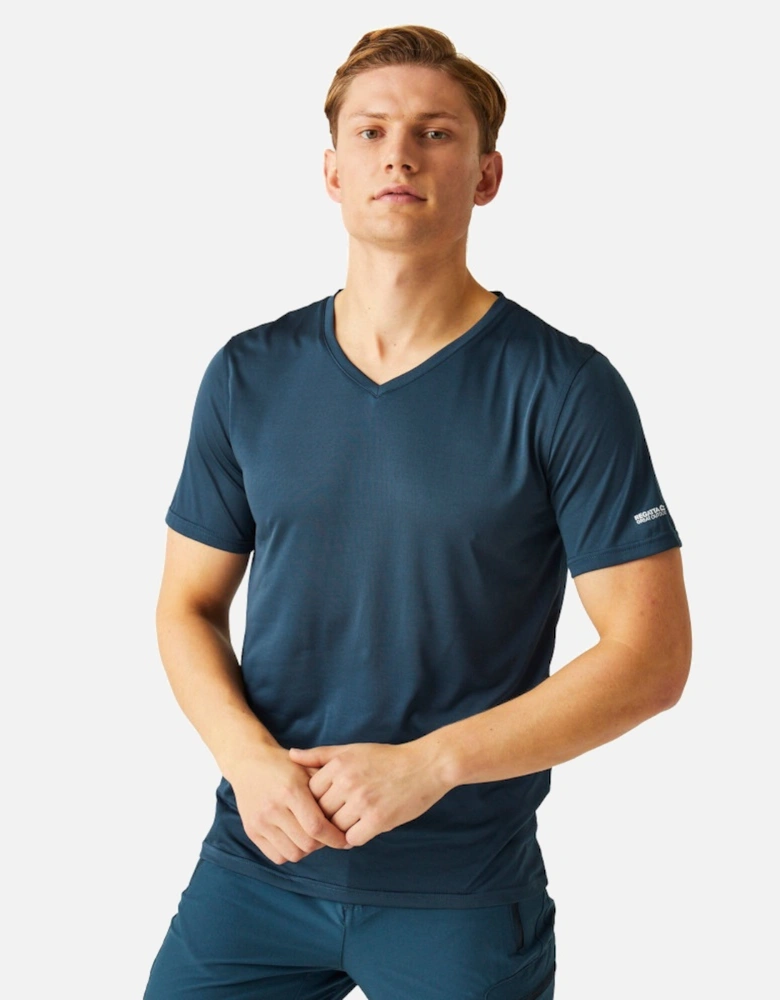 Mens Fingal V Neck Short Sleeve T Shirt