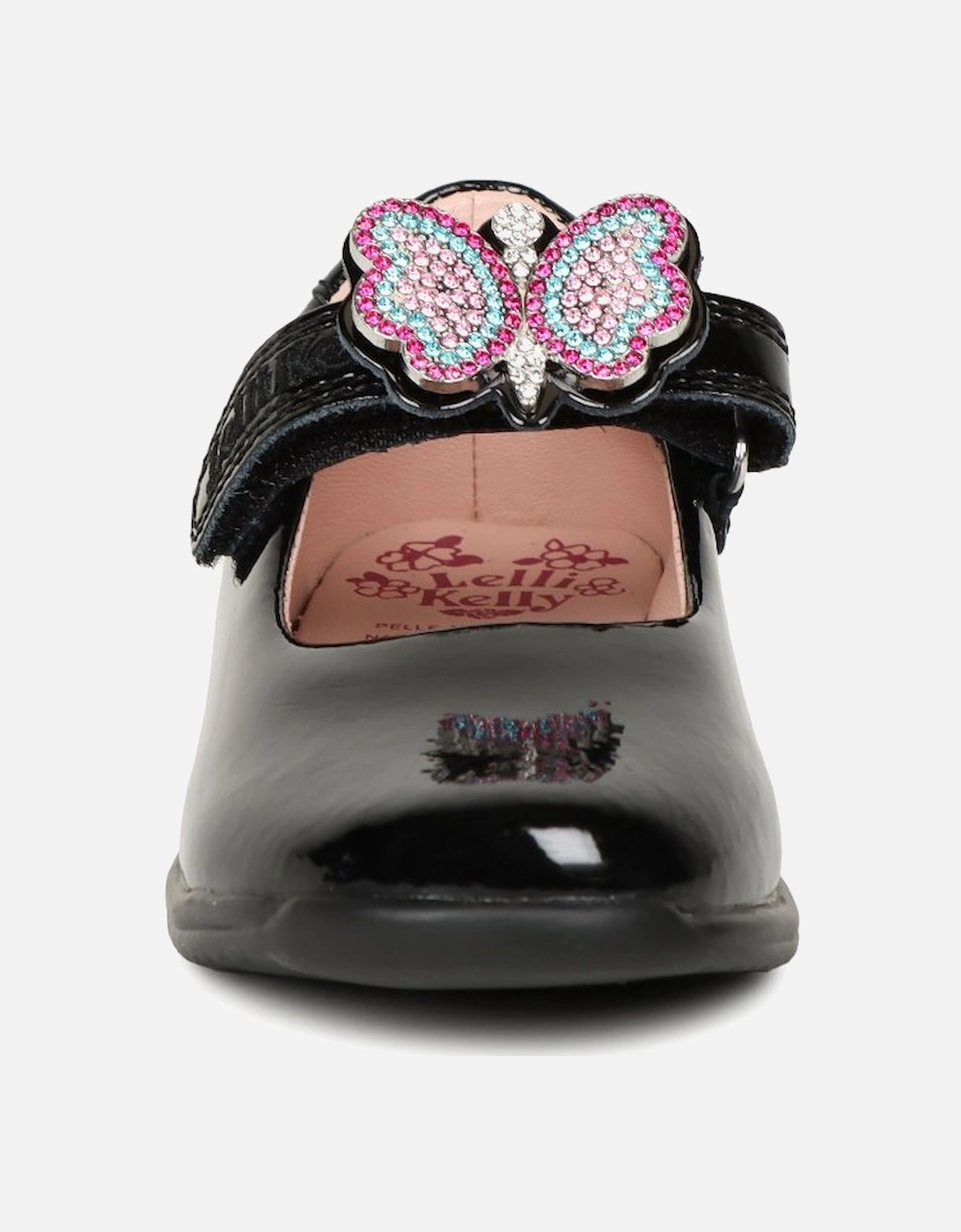 Luna 2 Butterfly Dolly Girls F Fit School Shoes