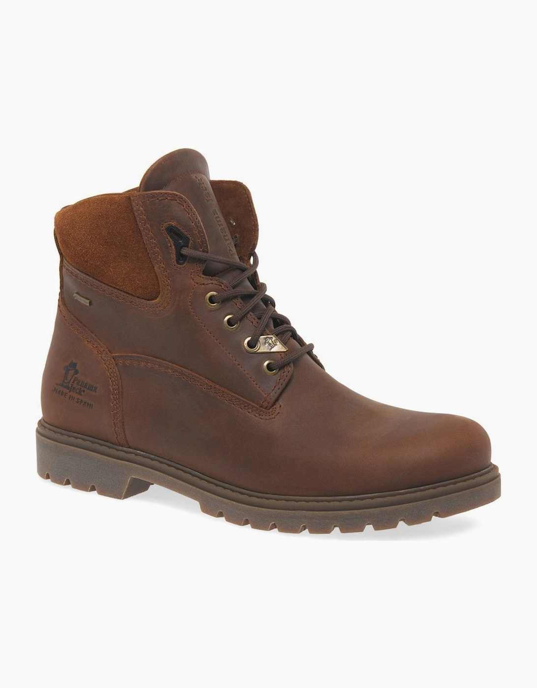 Panama Jack Men's Brown Amur Gtx Waterproof Leather Lace Up Ankle Boots  11 Size 11