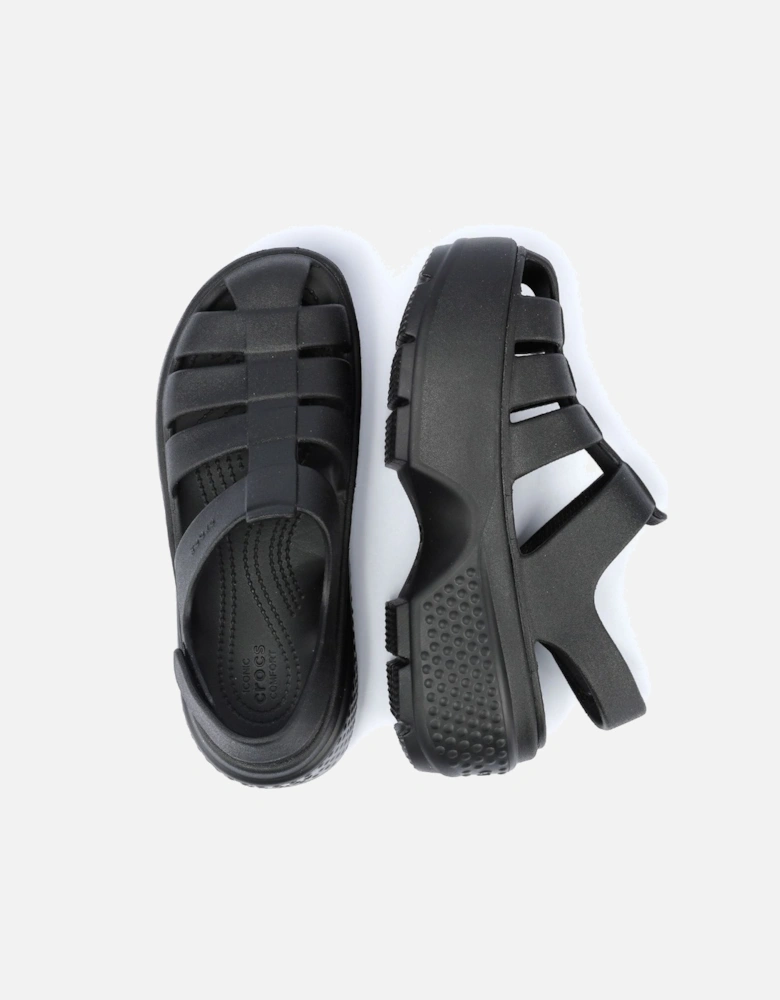 Stomp Fisherman Women's Black Sandals